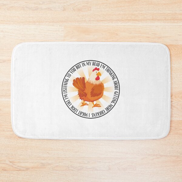Item preview, I Look Like Listening But More Chickens designed and sold by BookOfE.