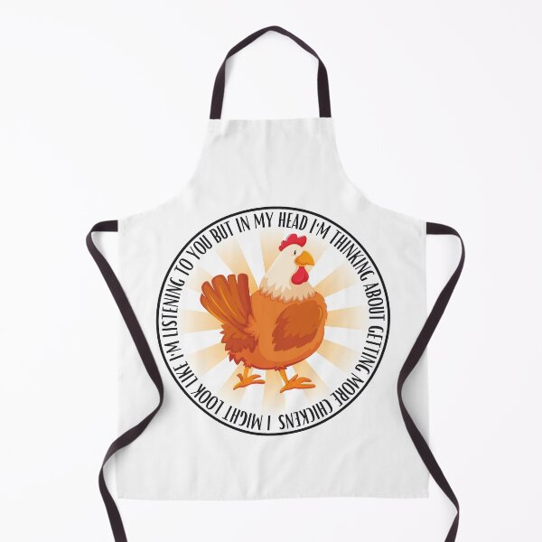 Item preview, I Look Like Listening But More Chickens designed and sold by BookOfE.
