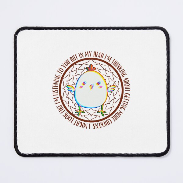 Item preview, I Look Like Listening But More Chickens designed and sold by BookOfE.
