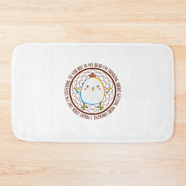 Item preview, I Look Like Listening But More Chickens designed and sold by BookOfE.