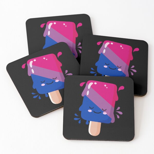 Item preview, Bisexual Pride Flag Popsicle Summer LGBTQ designed and sold by sunburstdesigns.
