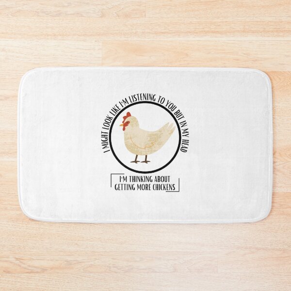 Item preview, I Look Like Listening But More Chickens designed and sold by BookOfE.