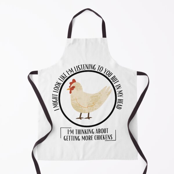 Item preview, I Look Like Listening But More Chickens designed and sold by BookOfE.