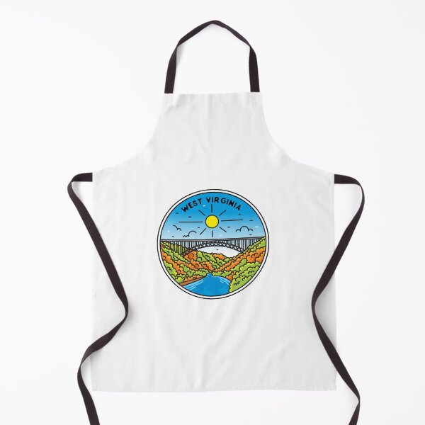Item preview, West Virginia | WV Illustrated Badge | Retro Vintage | Nature designed and sold by AtlasCreativeCo.