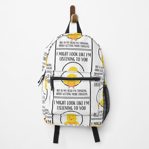 Item preview, I Look Like Listening But More Chickens designed and sold by BookOfE.