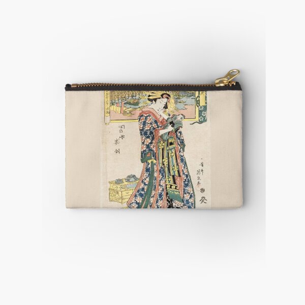 Item preview, Keisai Eisen: Courtesan Playing with Doll, Remastered - Vintage Japanese Art designed and sold by Ellodee.