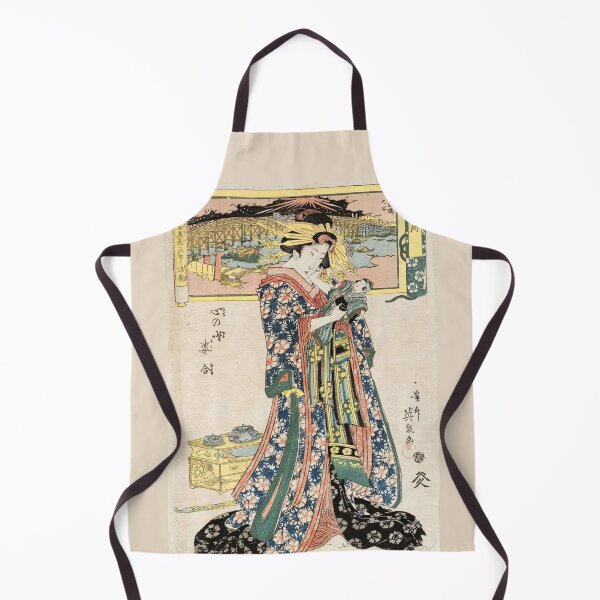 Item preview, Keisai Eisen: Courtesan Playing with Doll, Remastered - Vintage Japanese Art designed and sold by Ellodee.