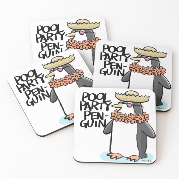Item preview, Pool Party Penguin designed and sold by JohnnyDraws1.