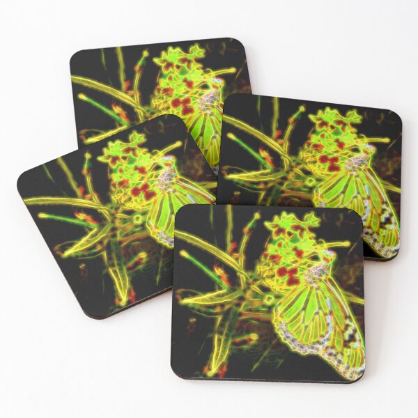 Item preview, Monarch Butterfly Abstract On Black designed and sold by Kay Brewer.