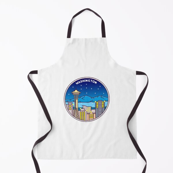 Item preview, Washington | WA Illustrated Badge | Retro Vintage | Nature designed and sold by AtlasCreativeCo.