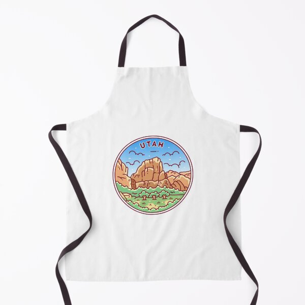 Item preview, Utah | UT Illustrated Badge | Retro Vintage | Nature designed and sold by AtlasCreativeCo.