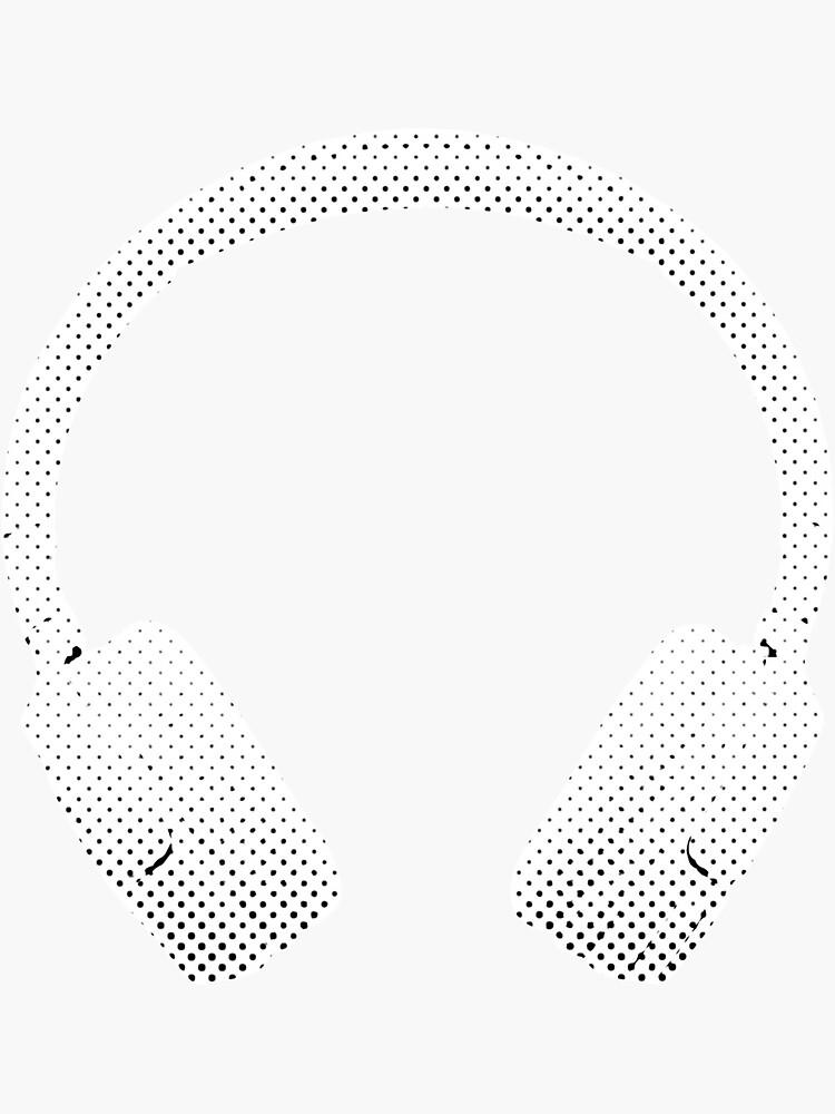 "Headphones" Sticker by creatorsartlab Redbubble