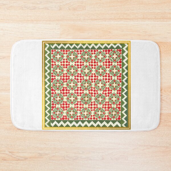 Item preview, Rose Wreath Quilt designed and sold by artistoutfitter.