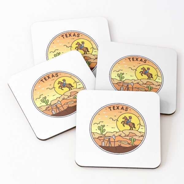 Item preview, Texas | TX Illustrated Badge | Retro Vintage | Nature designed and sold by AtlasCreativeCo.
