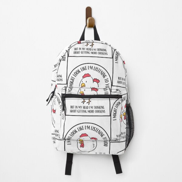 Item preview, I Look Like Listening But More Chickens designed and sold by BookOfE.