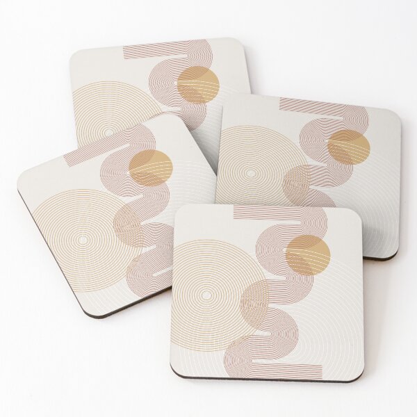 Item preview, Midcentury geometric shapes. Line art, modern minimalist. designed and sold by gaindaze.