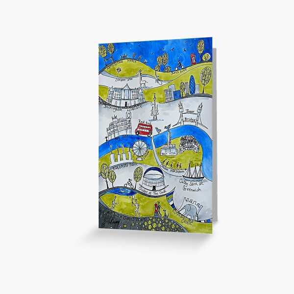 London marathon Greeting Card