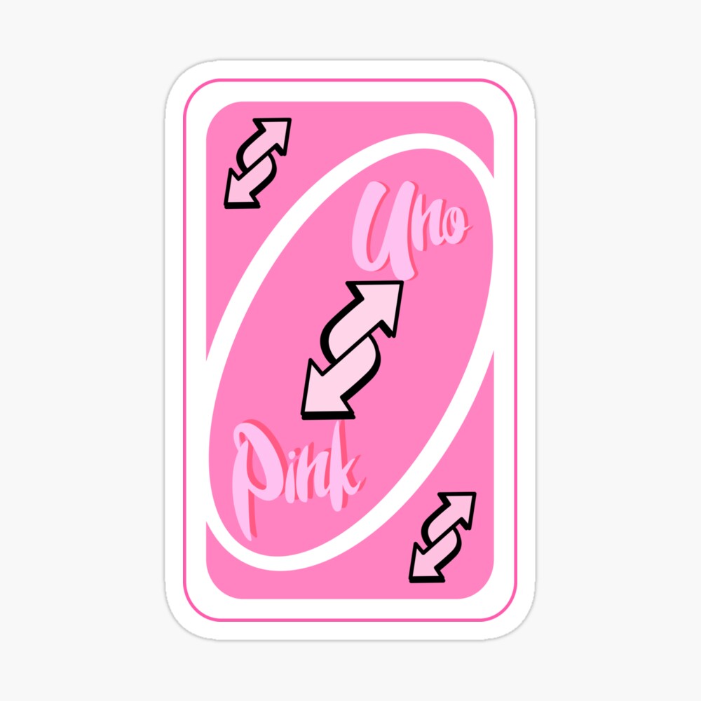 Pink Uno Reverse Card -  Hong Kong