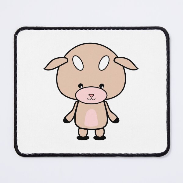 Item preview, Cute Kawaii Baby Goat designed and sold by lovelyandcute.