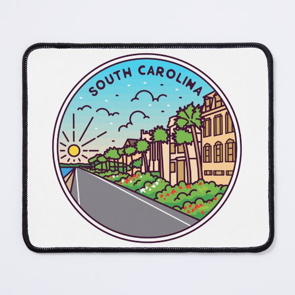 Item preview, South Carolina | SC Illustrated Badge | Retro Vintage | Nature designed and sold by AtlasCreativeCo.