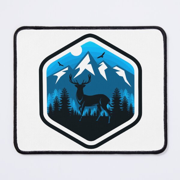 Item preview, Forest Wildlife Mountain Emblem designed and sold by defilemorality.