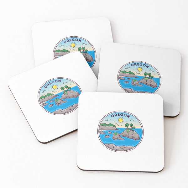 Item preview, Oregon | OR Illustrated Badge | Retro Vintage | Nature designed and sold by AtlasCreativeCo.
