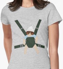 Hangover Baby Carlos in Carrier Women's Fitted T-Shirt