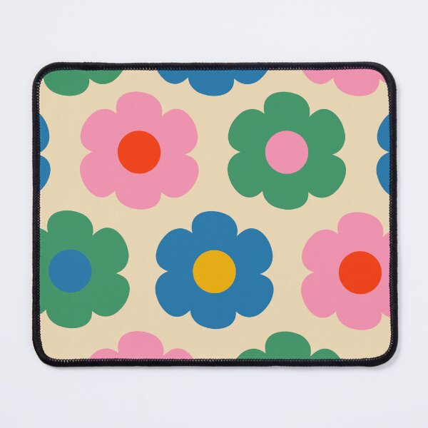 Item preview, Such Cute Flowers Retro Pop Floral Pattern  designed and sold by kierkegaard.