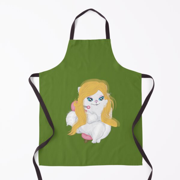 Item preview, Funny Cute Cat With A Wig / Beautiful Cat With Long Wavy Hair, For Cat Lovers designed and sold by haRexia.
