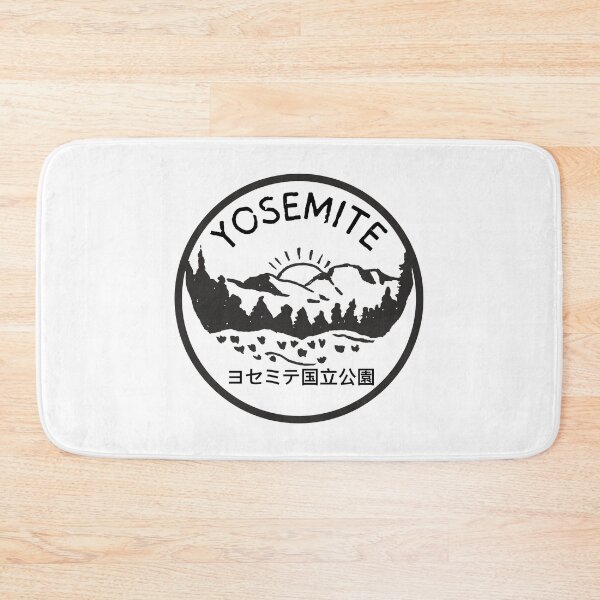 Item preview, Yosemite National Park in Japanese ヨセミテ国立公園 - Nature Hiking Mountain Camping Lover designed and sold by Pawfect-Purr.