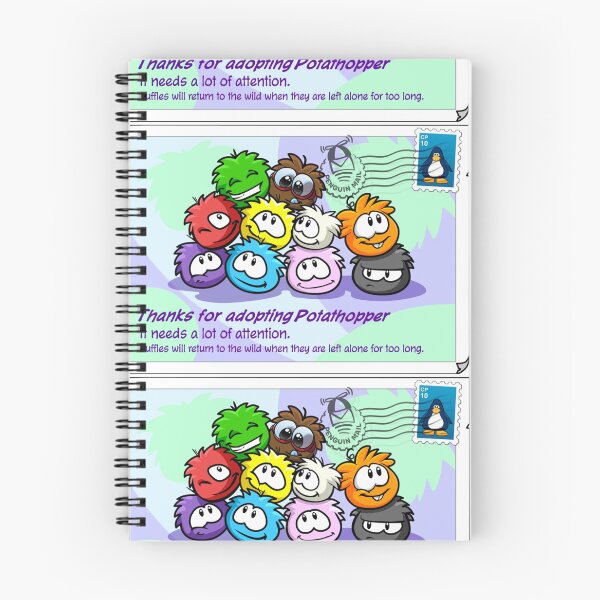 Item preview, Adoption postcard puffles designed and sold by teixi.