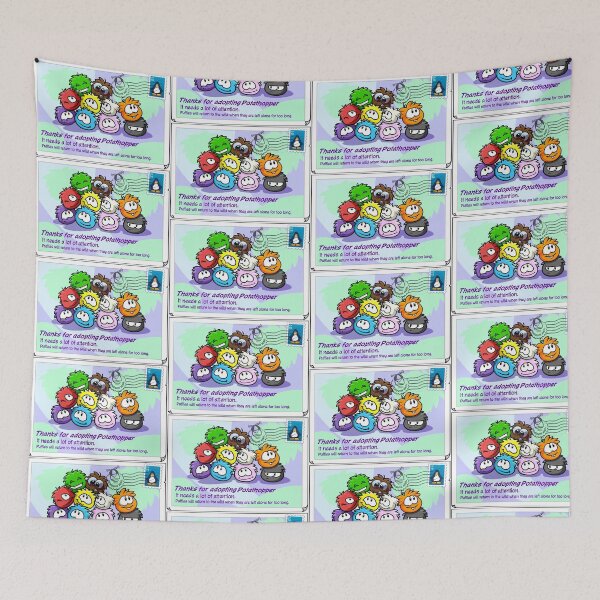 Item preview, Adoption postcard puffles designed and sold by teixi.