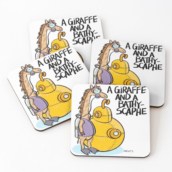 Item preview, A Giraffe and a Bathyscaphe designed and sold by JohnnyDraws1.
