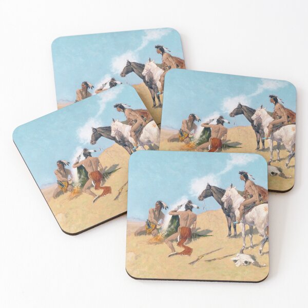 Item preview, The Smoke Signal - Frederic Remington - 1905 designed and sold by warishellstore.