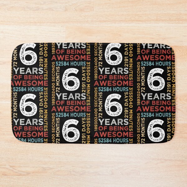 Item preview, Cool Kids 6th Birthday 6 Years Old Vintage Retro 72 Months Boys And Girls designed and sold by pedrored369.