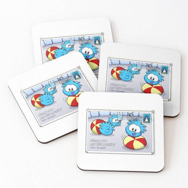 Item preview, Blue puffle postcard designed and sold by teixi.