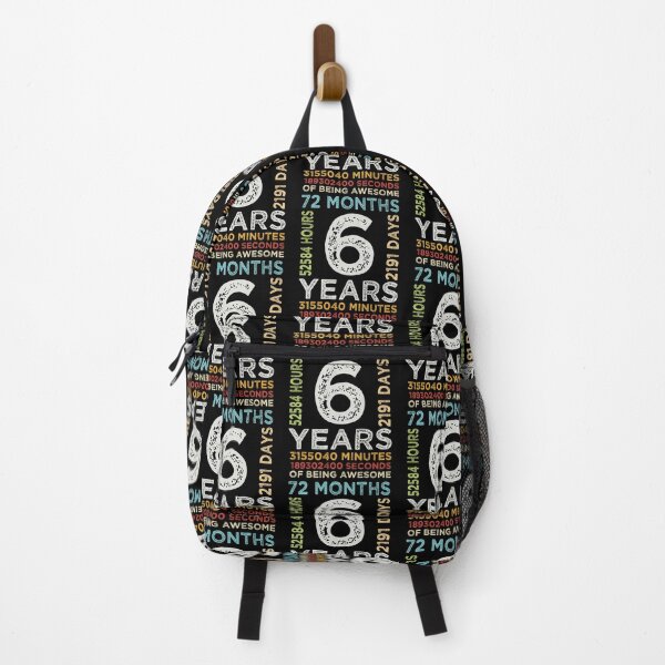 Item preview, Funny Kids 6th Birthday 6 Years Old Vintage Retro 72 Months Boys And Girls designed and sold by pedrored369.