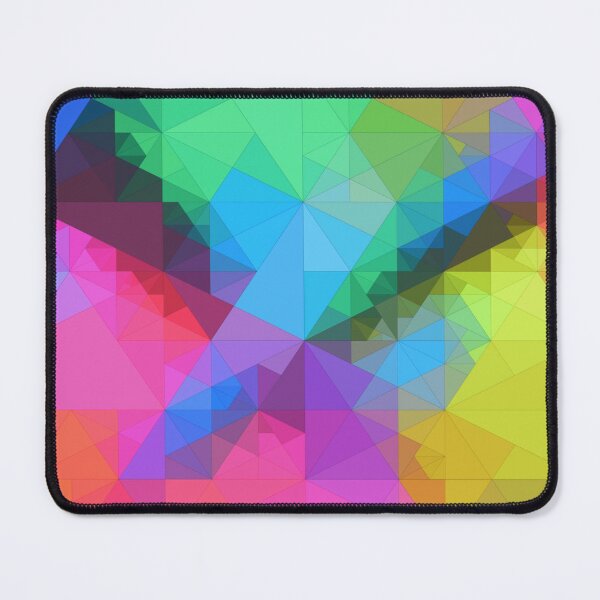 Item preview, Triangles bright,vibrant pattern designed and sold by cutecrazytshirt.