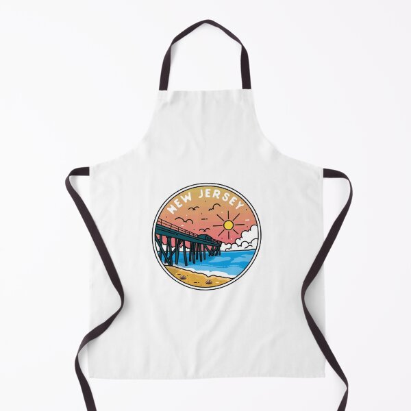 Item preview, New Jersey | NJ Illustrated Badge | Retro Vintage | Nature designed and sold by AtlasCreativeCo.