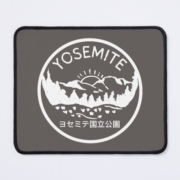 Item preview, Yosemite National Park in Japanese ヨセミテ国立公園 - Nature Hiking Mountain Camping Lover designed and sold by Pawfect-Purr.