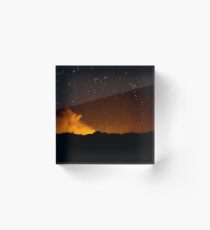 Sky on fire, Sligo Ireland Acrylic Block