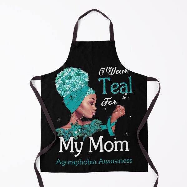 Item preview, Agoraphobia Awareness Black Girl I Wear Teal For My Mom designed and sold by tenjun16.