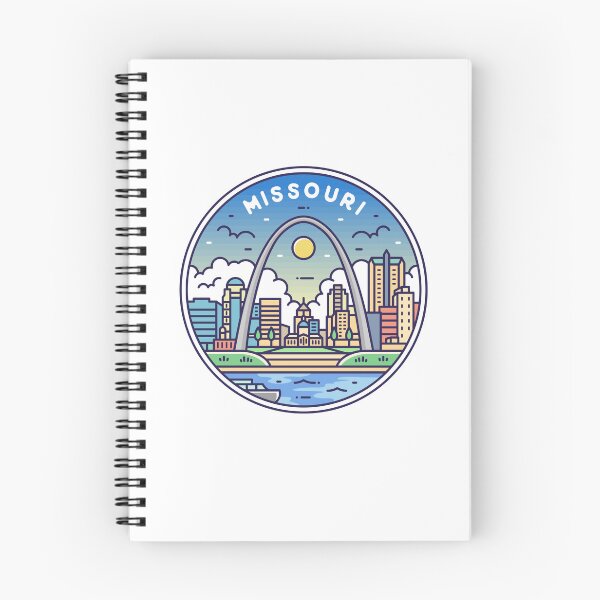 Item preview, Missouri | MO Illustrated Badge | Retro Vintage | Nature designed and sold by AtlasCreativeCo.
