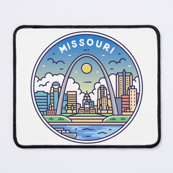 Item preview, Missouri | MO Illustrated Badge | Retro Vintage | Nature designed and sold by AtlasCreativeCo.
