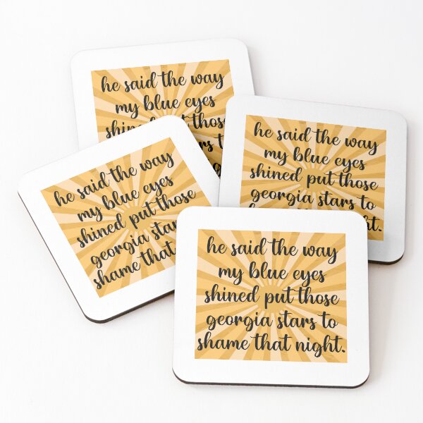 Item preview, Taylor Swift ‘he said the way my blue eyes shined put those georgia stars to shame that night.’ designed and sold by Sarah Swiftie.