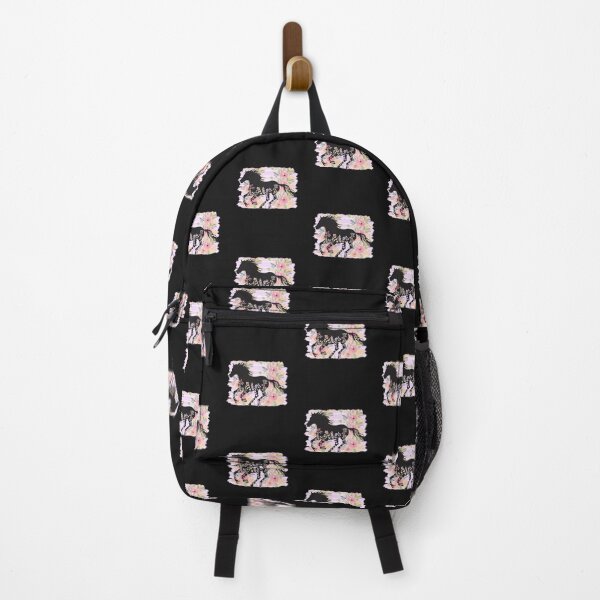 Item preview, Floral Horse Silhouette designed and sold by HappyLifeCreate.
