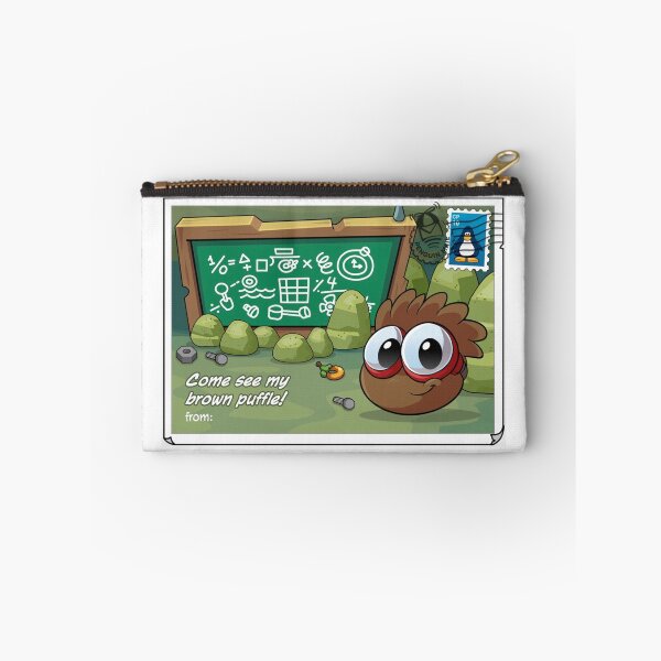 Item preview, Brown puffle postcard designed and sold by teixi.