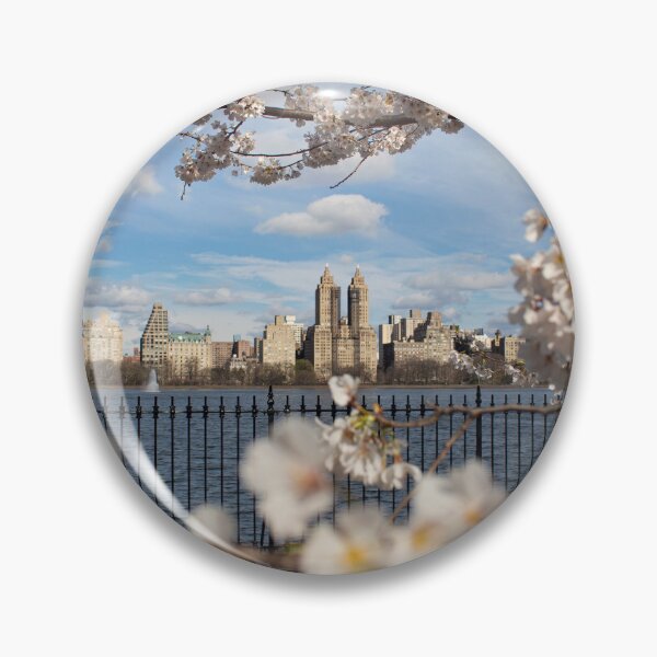 Item preview, Central Park Cherry Blossoms, Eastside Reservoir, NYC designed and sold by ExploreOutdoors.