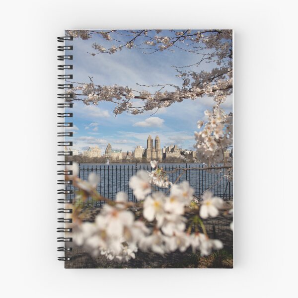 Item preview, Central Park Cherry Blossoms, Eastside Reservoir, NYC designed and sold by ExploreOutdoors.