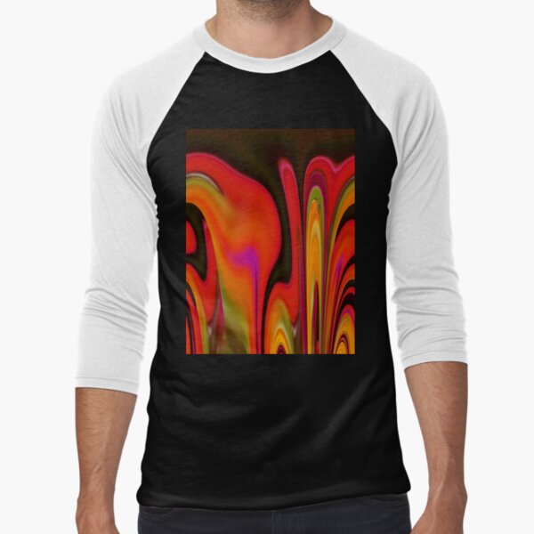 Colour Splash 2 by Adelaide Artist Avril Thomas Baseball ¾ Sleeve T-Shirt